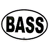 Bass Oval Sticker