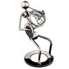 french horn player figurine