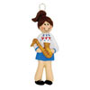 Girl with Saxophone Ornament