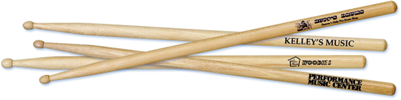 Custom Imprinted Drumsticks