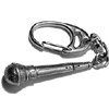 Pewter Microphone Keychain