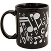 music notes mug