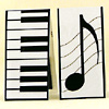 piano bookmarks