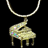 Piano Jeweled Necklace