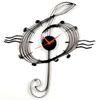 treble clef clock