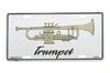 Trumpet License Plate