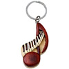 music notes keychain